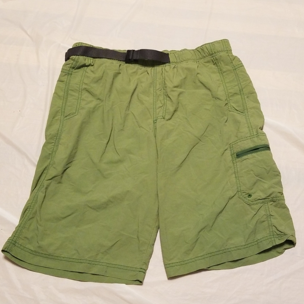 Columbia mens green cargo shorts suze medium
